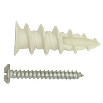Image for Private Brand Unbranded #8 X 1-1/2 In. Nylon Ez Wall Anchor Kit With Screws (25-Pack) from HD Supply