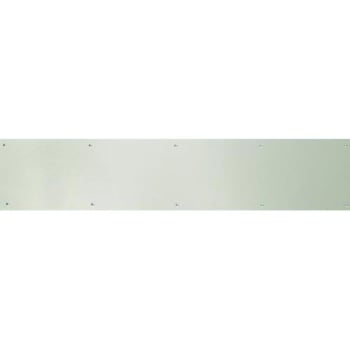 Image for Don-Jo Satin Nickel Aluminum Door Kick Plate, 6" X 34" from HD Supply