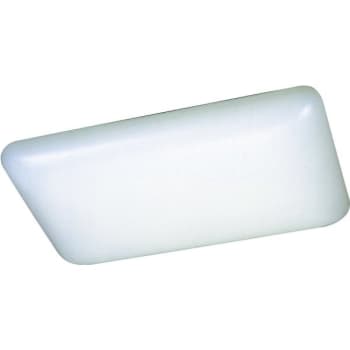 Image for Monument 4-Light White Rectangular Flushmount from HD Supply