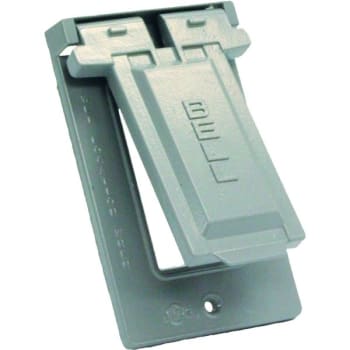 Image for Bell N3r Gray 1-Gang Vertical Gfci Device Mount Wall Outlet Cover Plate from HD Supply