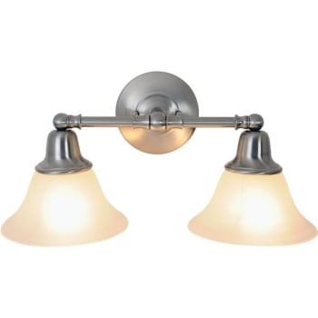 Image for Monument 18" 2-Lamp Vanity Fixture Brushed Nickel from HD Supply