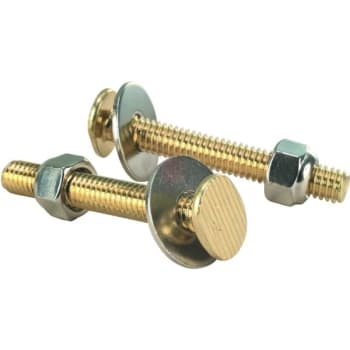 Image for Proplus Oval Closet Bolt 5/16 In. X 2-1/4 In. Brass Plated from HD Supply