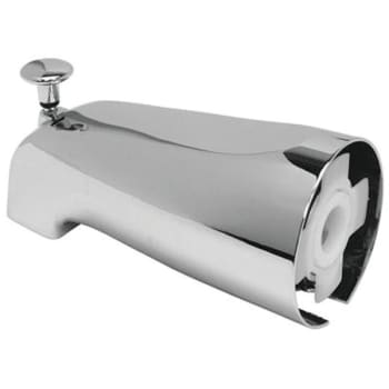 Image for Proplus Bathtub Spout With Top Diverter And Adjustable Slide Connector In Chrome from HD Supply