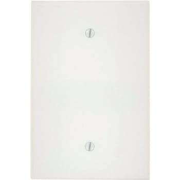Image for Leviton 1-Gang No Device Blank Plastic Jumbo Wall Plate, White from HD Supply