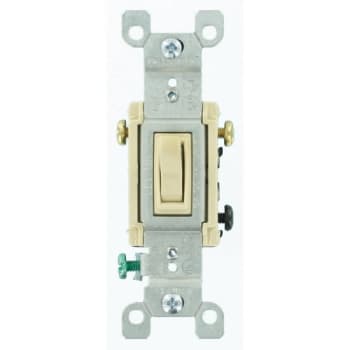 Image for Leviton 15 Amp 3-Way Toggle Switch, Ivory from HD Supply