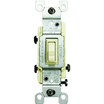 Leviton 15 Amp 3-Way Toggle Switch, White