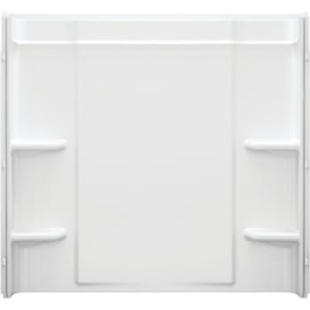 Image for Sterling Ensemble Alcove 60" X 30" X 55" Fixed 3-Piece Tub Surround In White from HD Supply