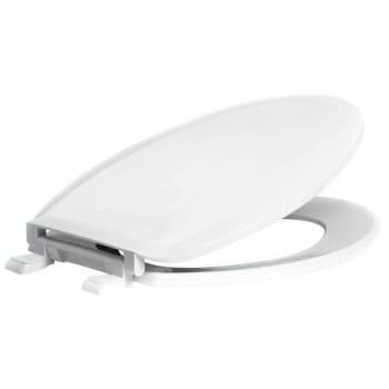 Image for Proplus Elongated Closed Front Toilet Seat With Cover In White from HD Supply