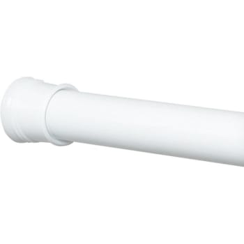 Proplus 27 In. To 40 In. Adjustable Tension Shower Rod In White