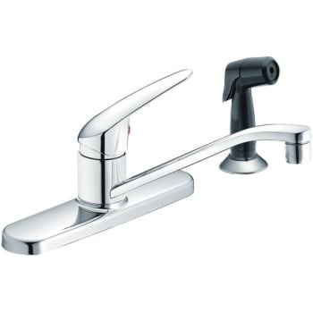 Image for Cleveland Faucet Group Cornerstone 1-Handle Side Sprayer Kitchen Faucet Chrome from HD Supply