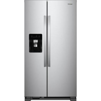 Whirlpool® 24.6 Cu. Ft. Side By Side Stainless Steel Refrigerator