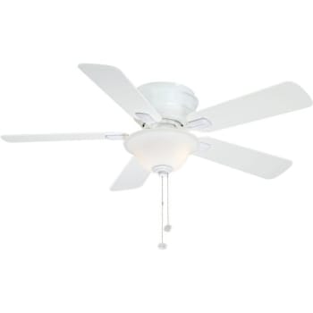 Image for Hampton Bay Hawkins 44 In. Led White Ceiling Fan With Light Kit from HD Supply