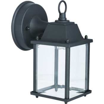 Image for Royal Cove 1-Light Black Outdoor Wall Mount Lantern from HD Supply
