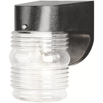 Image for Liteco Black Fitter Neck Led Outdoor Pocket Jelly Jar Lantern With Integrated from HD Supply