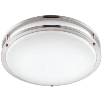 Image for 14" Brushed Nickel Selectable Led Cct Flush Mount Light from HD Supply