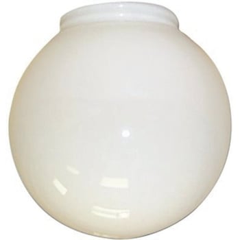 Image for Monument 6 In. Hand-Blown Glass White Globe With 3-1/8 In. Fitter Package Of 4 from HD Supply
