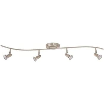 Image for Monument 42-3/8 In. 4-Light Brushed Nickel Track Lighting Kit from HD Supply