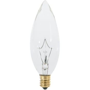 Image for Satco 40w Ba9.5 Candelabra Base Incandescent Bulb Warm White Package Of 25 from HD Supply