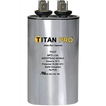 Image for Packard Titan Pro Run Capacitor 35 Mfd 440/370 Volt Oval, Box Of 10 from HD Supply