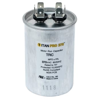 Image for Packard TITAN PRO Run Capacitor 12.5 MFD 370 Volt Round, Box Of 10 from HD Supply