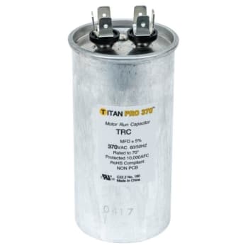 Image for Packard Titan Pro Run Capacitor 70 Mfd 370 Volt Round, Box Of 5 from HD Supply