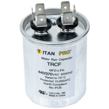 Image for Packard Titan Pro Run Capacitor 10 Mfd 440/370 Volt Round, Box Of 10 from HD Supply