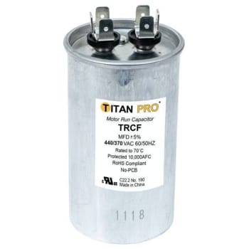 Image for Packard Titan Pro Run Capacitor 30 Mfd 440/370 Volt Round, Box Of 10 from HD Supply