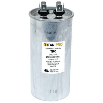 Image for Packard Titan Pro Run Capacitor 45 Mfd 440/370 Volt Round, Box Of 5 from HD Supply