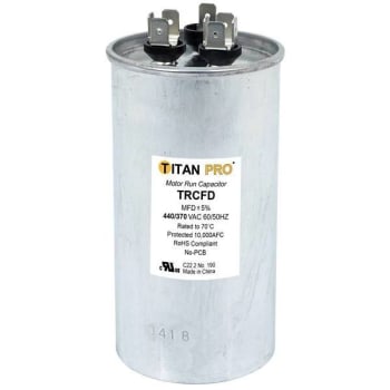 Image for Packard Titan Pro Run Capacitor 35+4 Mfd 440/370 Volt Round, Box Of 5 from HD Supply