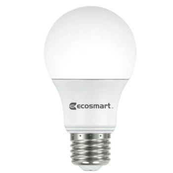 Ecosmart 60w Eq A19 Non-Dimmable Cec T20 Medium Led Bulb Cool White Package Of 8