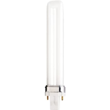 Image for Satco 60-Watt Equivalent T4 Gx23 Base Single Tube Cfl Light Bulb In Daylight from HD Supply