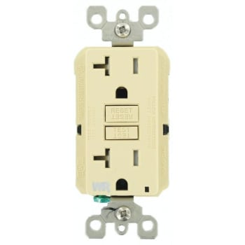 Image for Leviton 20-Amp Smartlockpro Weather/tamper Resistant Gfci Outlet, Ivory from HD Supply