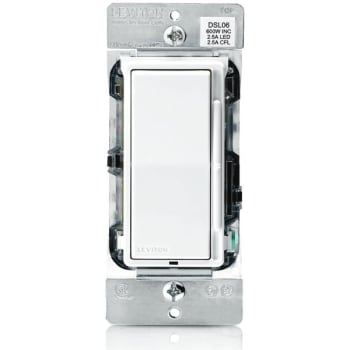 Image for Leviton Decora Slide Dimmer For 300-Watt Dimmable Led, White from HD Supply