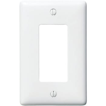 Image for Hubbell 1-Gang Medium Size Decorator Wall Plate - White from HD Supply