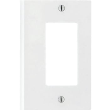 Image for Leviton White 1-Gang Decorator/rocker Wall Plate from HD Supply