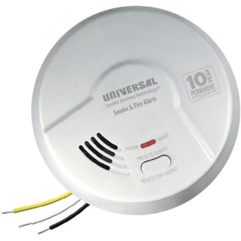 Image for Usi Electric 10-Year Sealed, Hardwired 2-In-1 Smoke/fire Detector Battery Backup from HD Supply