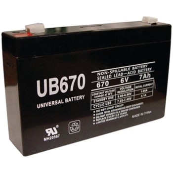 UPG 6-Volt 7 Ah F1 Sealed Lead Acid SLA AGM Rechargeable Battery
