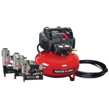 Image for Porter-Cable 6 Gal. Portable Electric Air Compressor With 16-Gauge, 18-Gauge from HD Supply