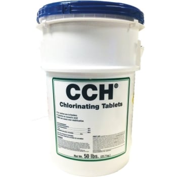 Image for Cch Products 50 Lb. 2-5/8 In. Chlorinating Calcium Hypochlorite Tablets from HD Supply