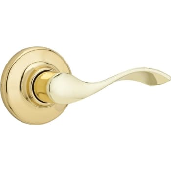 Image for Kwikset Balboa Polished Brass Passage Hall/closet Door Handle from HD Supply