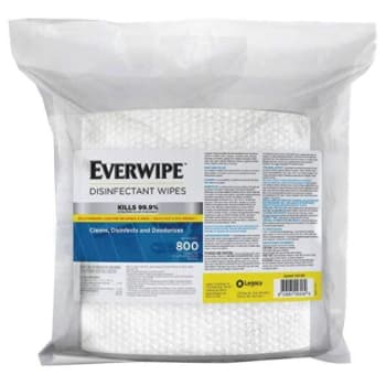 Image for EVERWIPE 4-Bags/Case, 800-Sheets/Bag Disinfectant Wipes from HD Supply