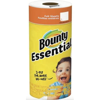 Image for Bounty Essentials White Paper Towel Roll (40 Sheets Per Roll), Case Of 30 from HD Supply