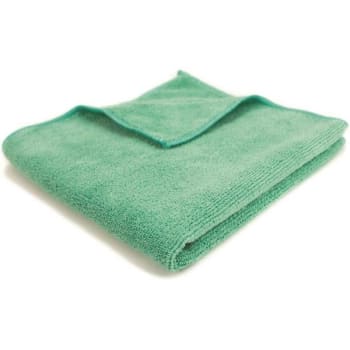 Image for Renown 16 X 16 General Purpose Microfiber Cloth In Green Package Of 12 from HD Supply