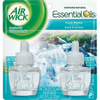 Image for Air Wick 067 Oz Fresh Waters Scented Oil Refill 2-Pack from HD Supply