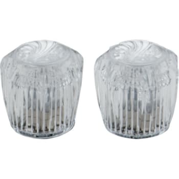Image for Delta Pair Of Knob Handles In Clear For 2-Handle Bar/Prep/Laundry/Bathroom Fauce from HD Supply