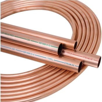 Image for Mueller Streamline 1-1/2 In X 20 Ft Copper Type L Pipe from HD Supply