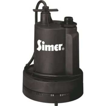 Image for Simer 1/4 Hp Submersible Manual Utility Pump from HD Supply