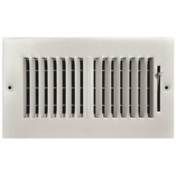 Image for Truaire 8 In X 4 In 2-Way Steel Wall/ceiling Register from HD Supply