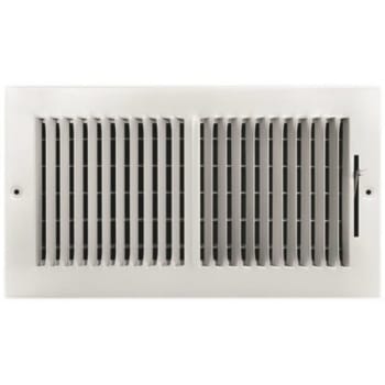 Image for Truaire 12 In X 6 In 2-Way Steel Wall/ceiling Register from HD Supply