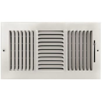Image for Truaire 12 In X 6 In 3-Way Steel Wall/Ceiling Register from HD Supply